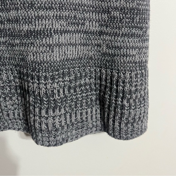 90s Y2K Mudd Short Sleeve Sweater Dress With Cowl Neck Mini Gray Size Small - Picture 10 of 10